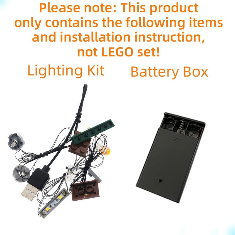 GEAMENT LED Light Kit for Ideas Friends The Television Series Central Perk - Compatible with Lego 21319 Building Blocks (Model Set Not Included) - Image 3